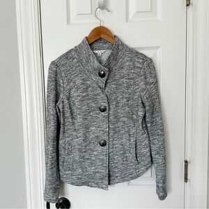 Cabi Marled Gray Hourglass Jacket Blazer Style 596, size S